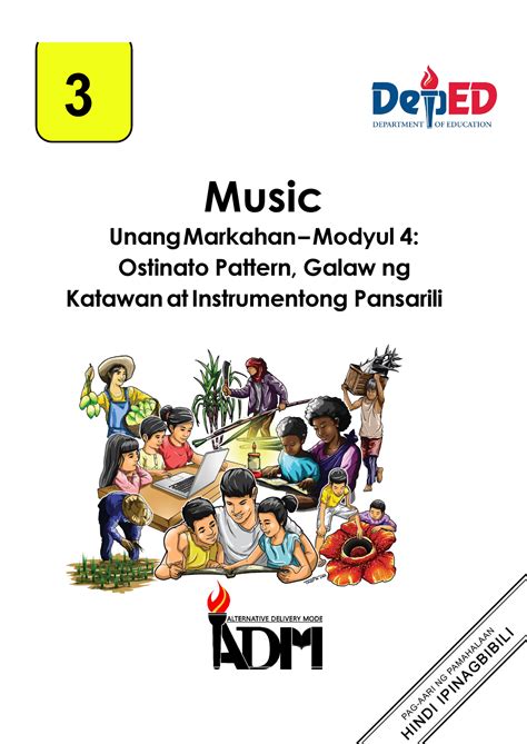 ano ang ostinato sa musika|Music 3 Unang Markahan – Modyul 3: Ang Ostinato Pattern.